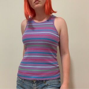 Route 66 Striped Tank Top